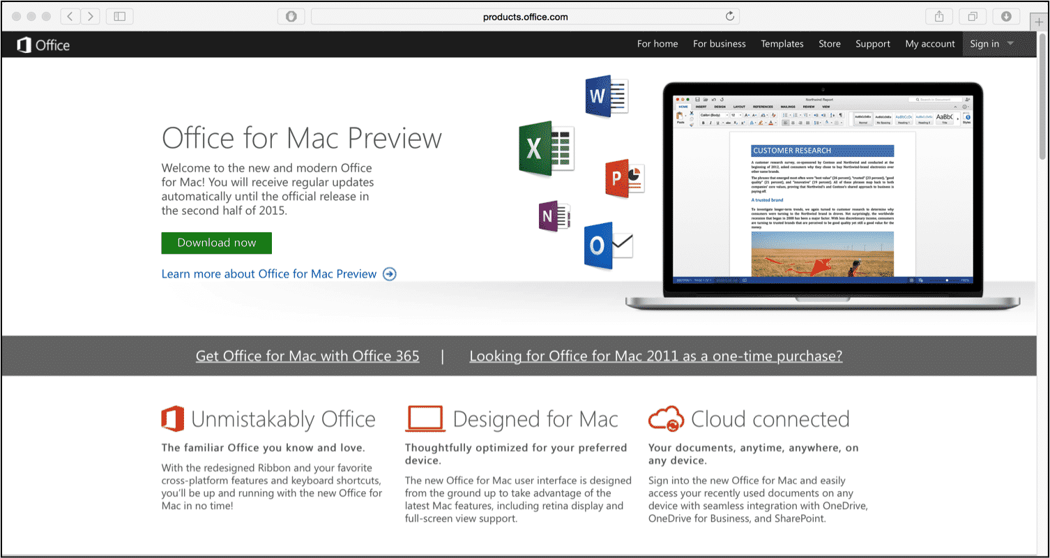 updates to microsoft office 2016 for mac